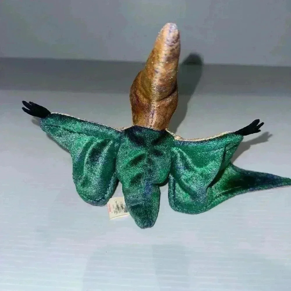 NWT! Ty Beanie Baby Plush Animal “Swoop” the Pterodactyl Green & Brown/2000/PE - Picture 9 of 12